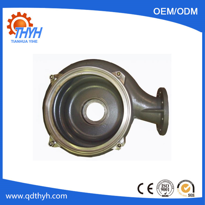 Customized Sand Casting Ductile Iron Pump Housing With CNC Machining